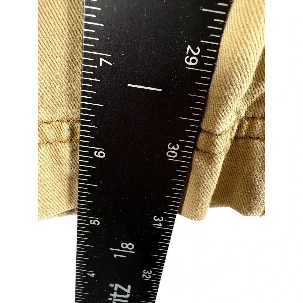 Vintage Levi's Authentic Loose Straight Cargo Pants Mens 33x32 Brown Flap Pocket